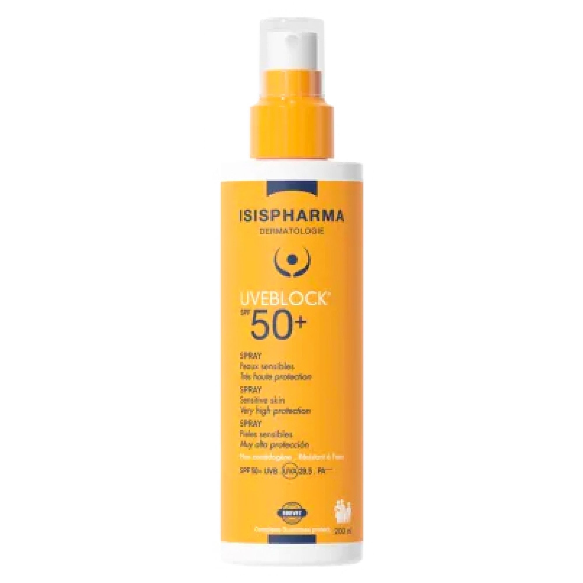 Isispharma Uveblock Spray Spf50+ 18x4,7x4,7 cm
