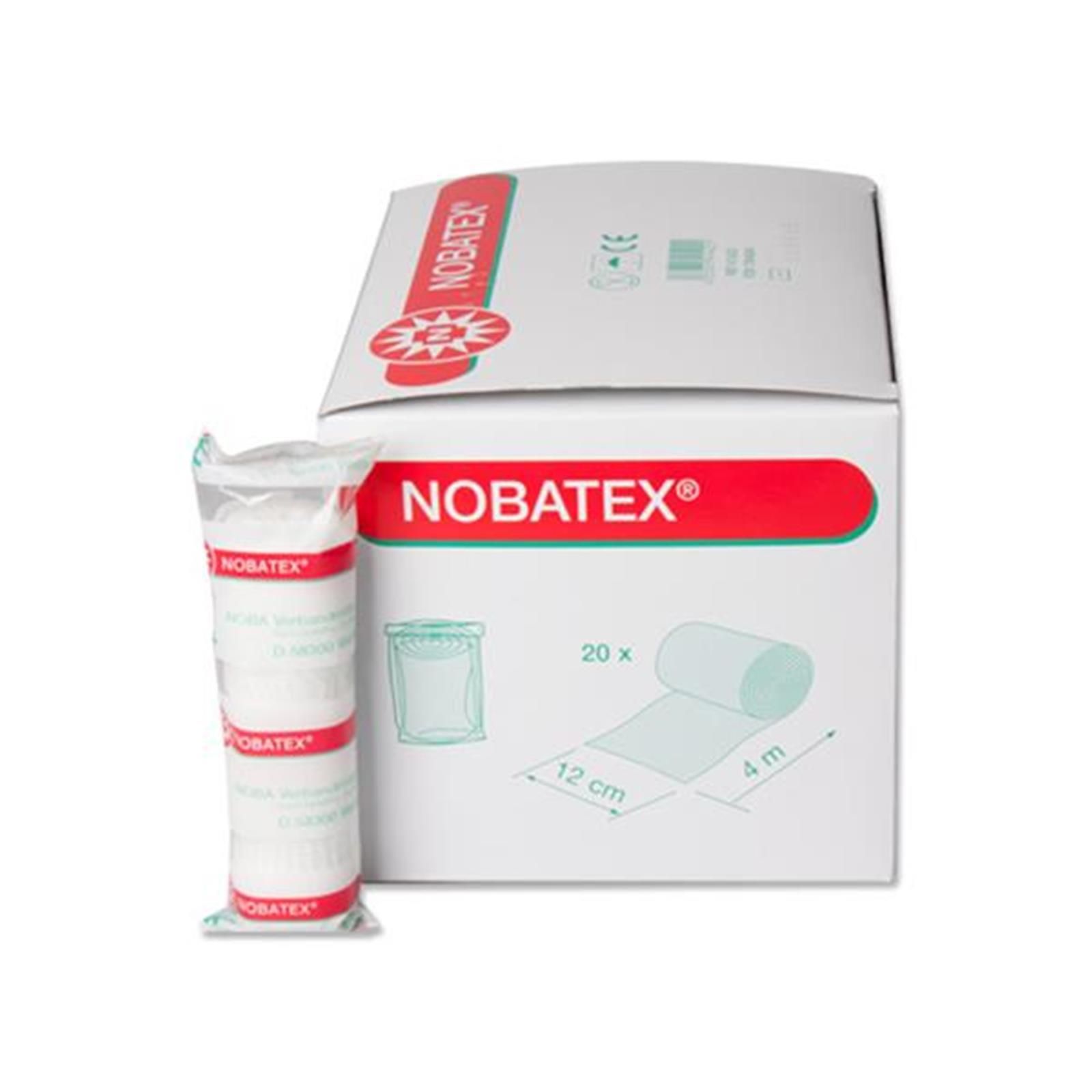 NOBA Nobatex elastische Mullbinden in Folie 4 m x 12 cm