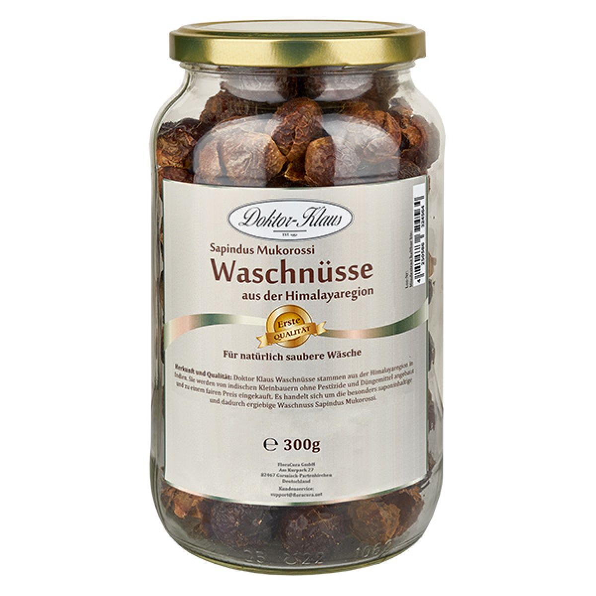 Doktor-Klaus Waschnüsse im Glas