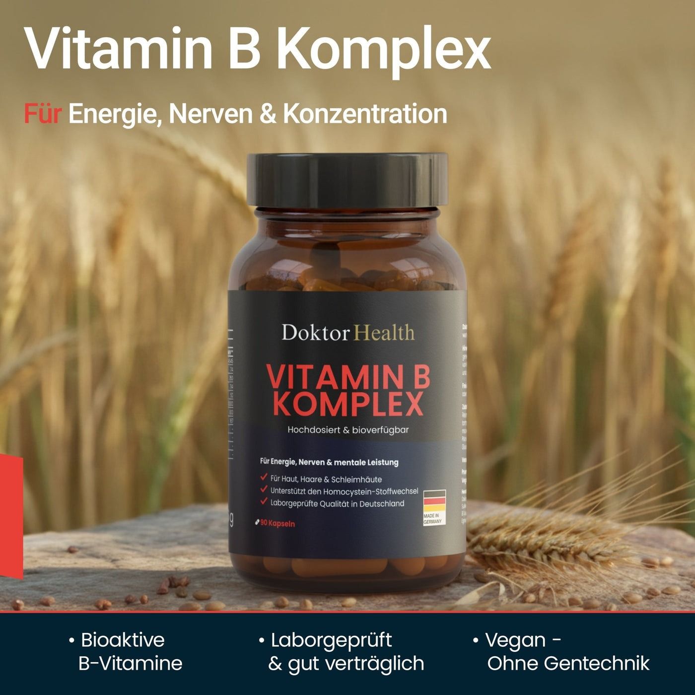 Doktor Health Vitamin B Komplex Kapseln