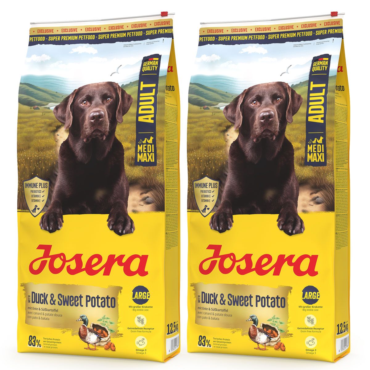 Josera M/M Adult Duck & Sweet Potato 25 kg