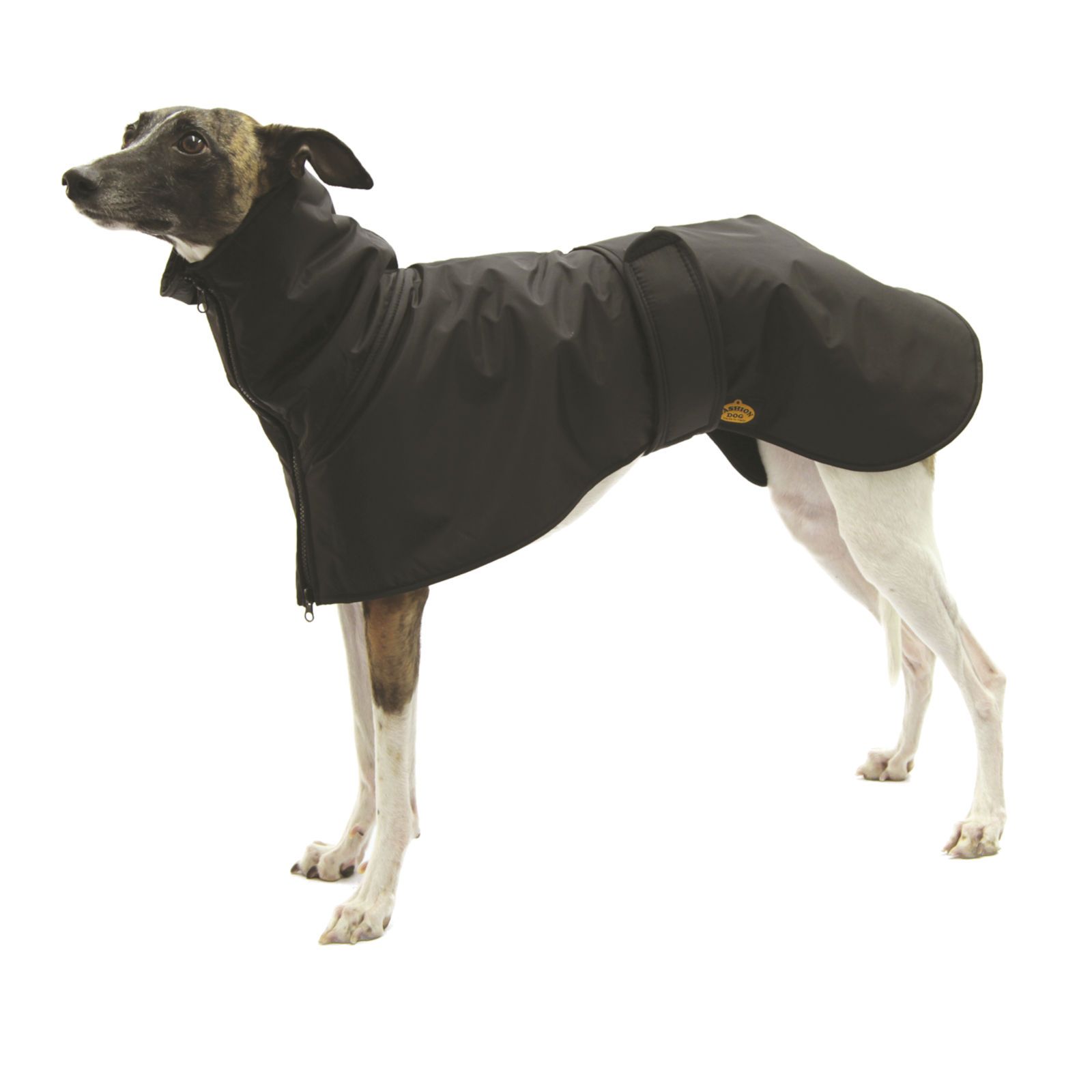 Fashion Dog eleganter Hundemantel speziell für Windhunde - Schwarz