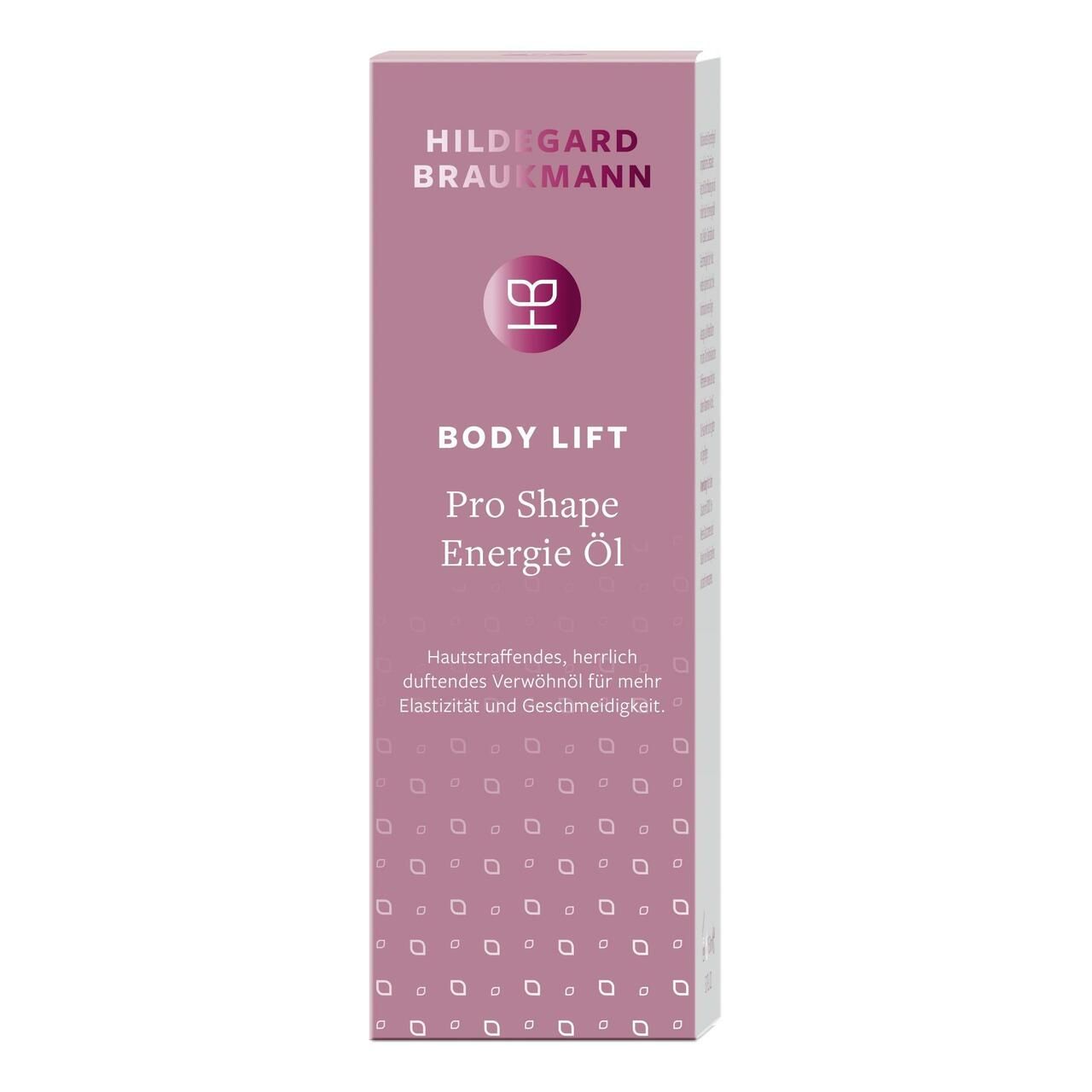 Hildegard Braukmann, Body Lift Pro Shape Energie Öl