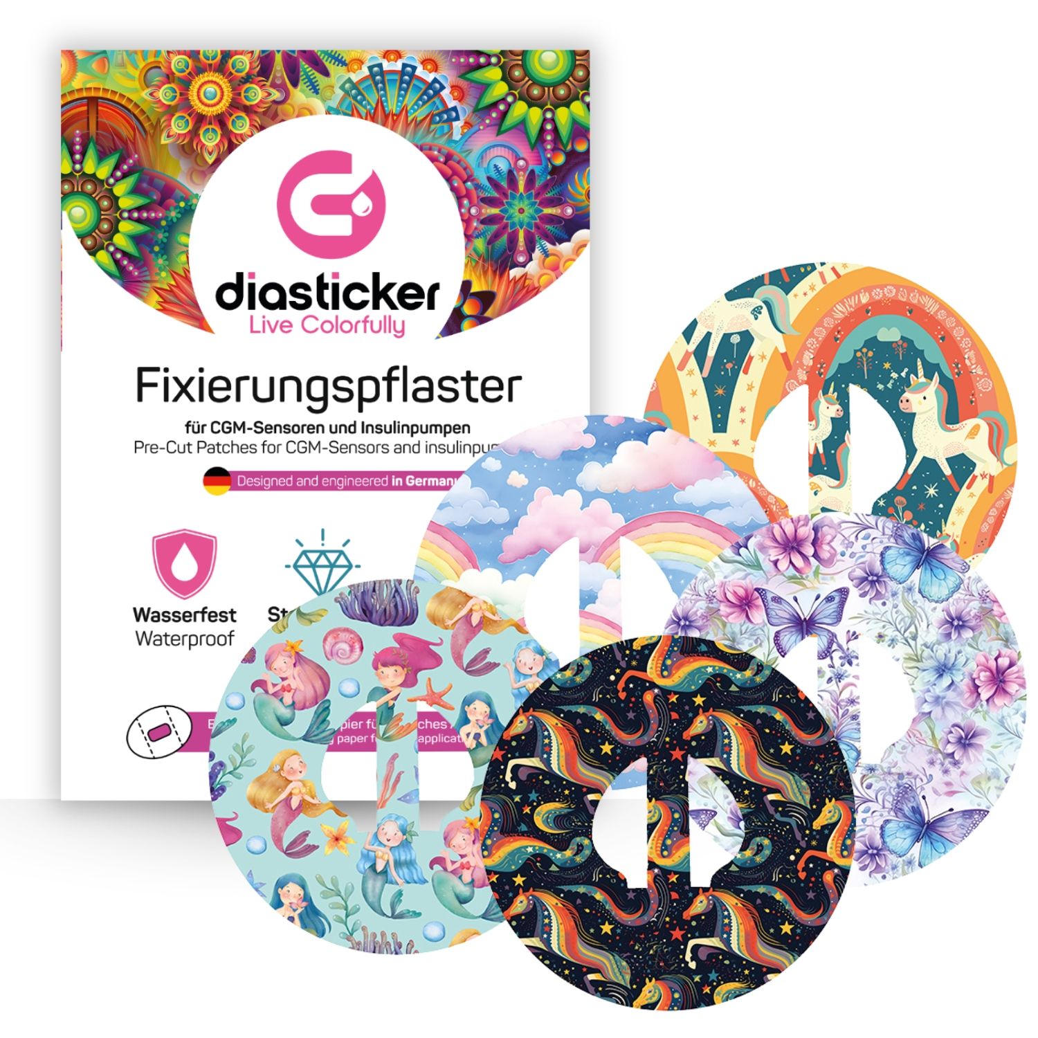 Diasticker® Guardian Fixierpflaster 'Mix-Paket Fairytale' 5 St