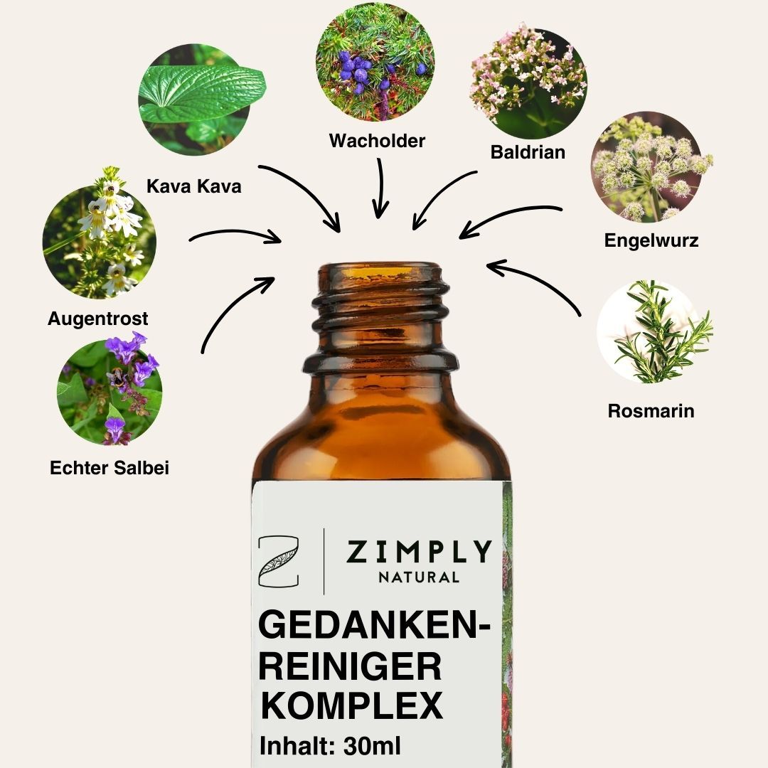 ZIMPLY NATURAL Gedankenreiniger Komplex Spray