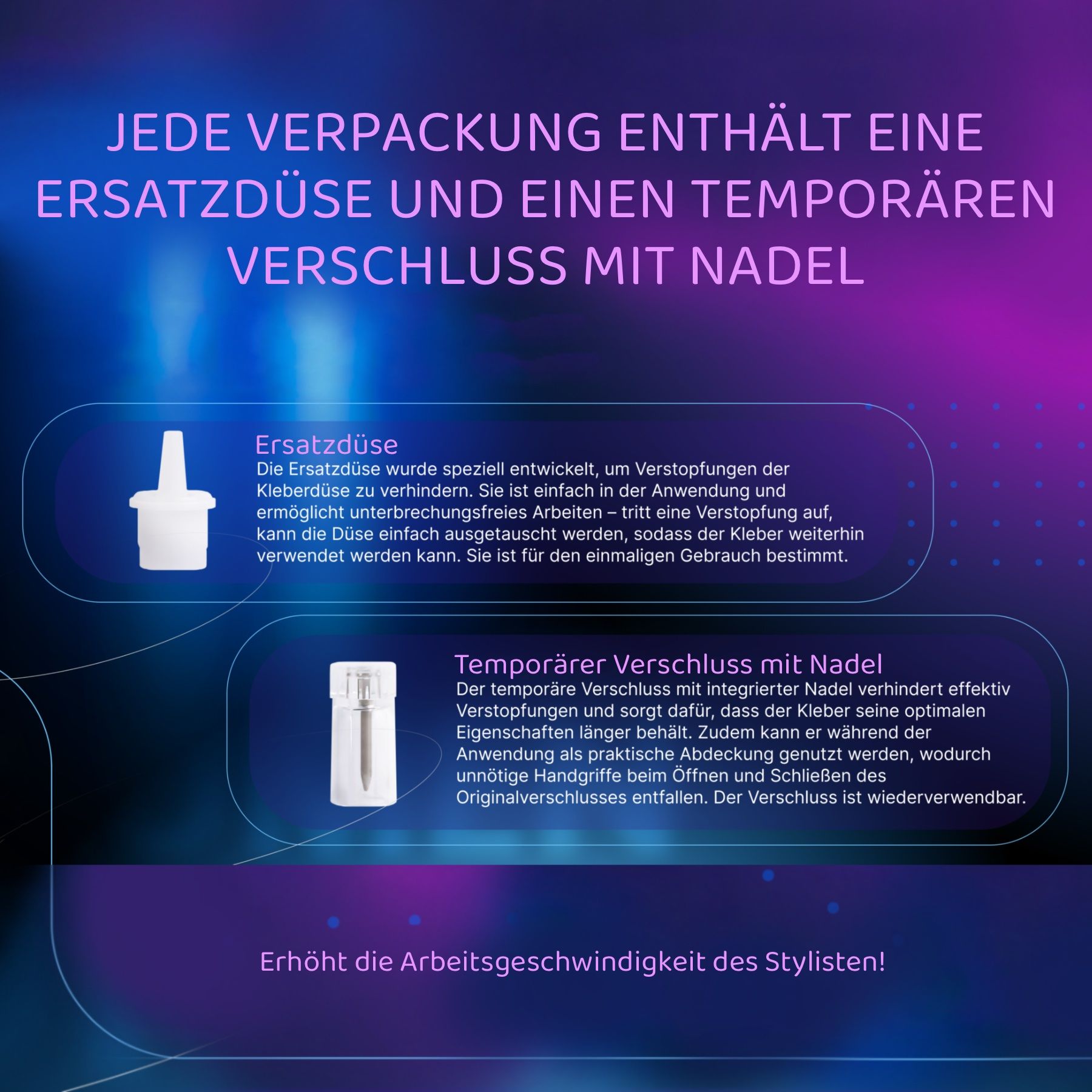 Lovely UV Kleber Wimpernkleber für Wimpernverlängerung Lash Extension Glue Transparent