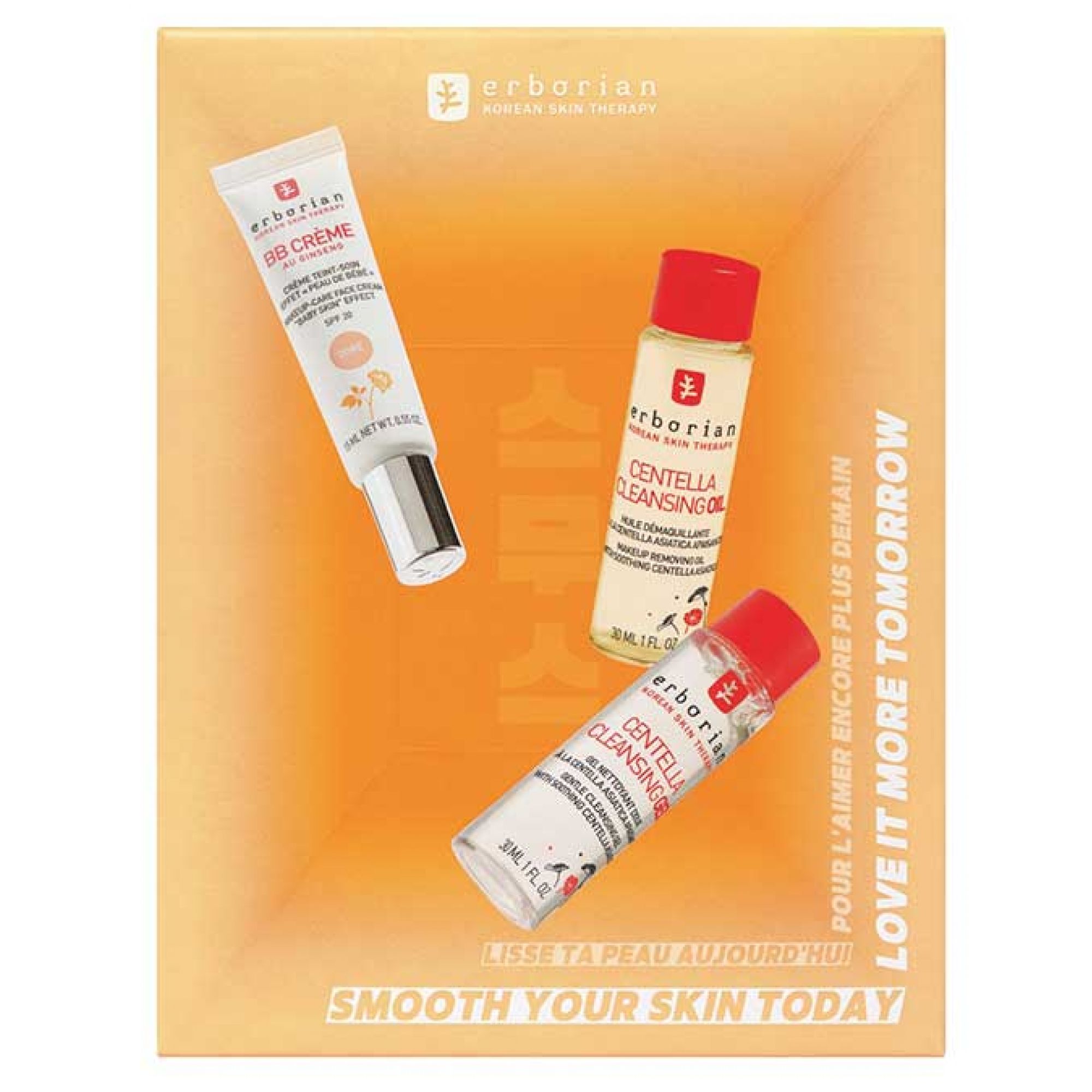 Erborian BB Cream mit Ginseng + Doppelreinigung (Farbton: Gold) 13,4x3,3x20,4 cm