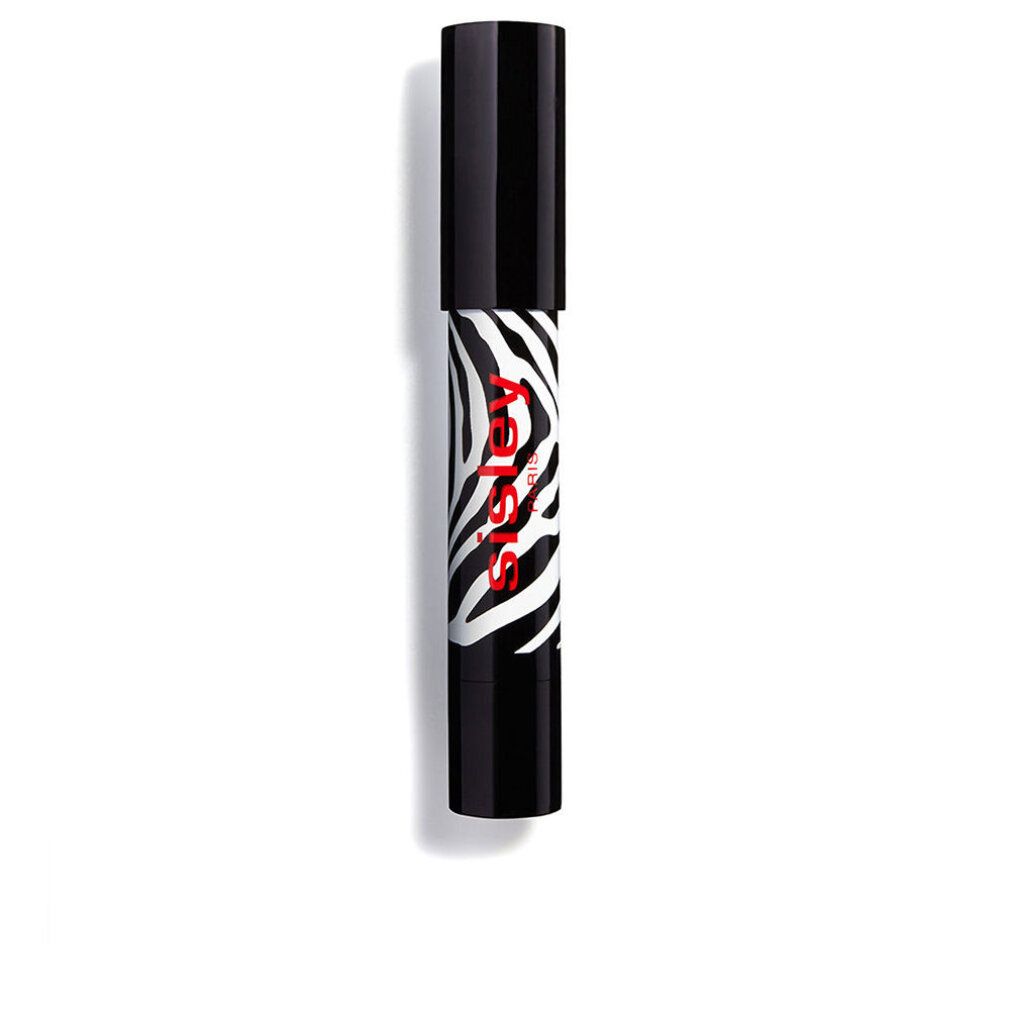 Lippenstift-Stift mit schwarzem Deckel. Zebra-Muster und roter Schriftzug Sisley.