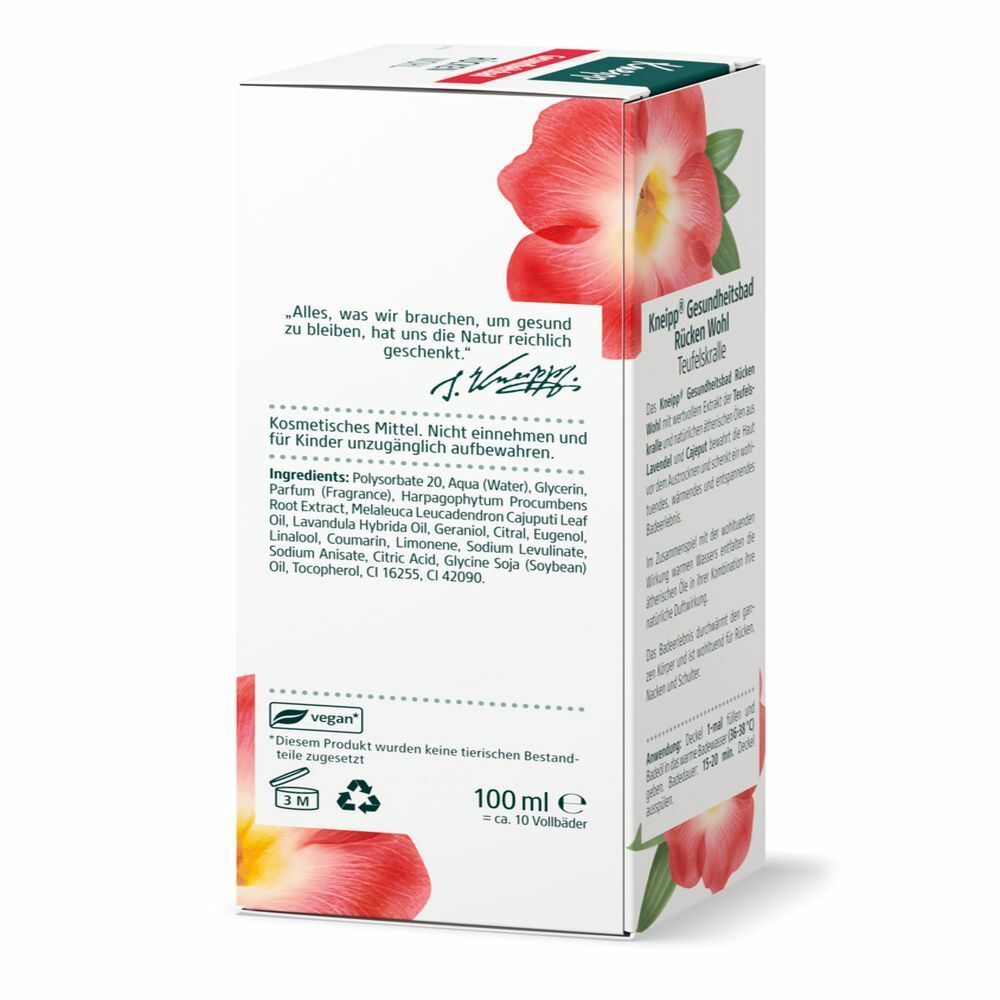 Kneipp® Gesundheitsbad Rücken Wohl Teufelskralle