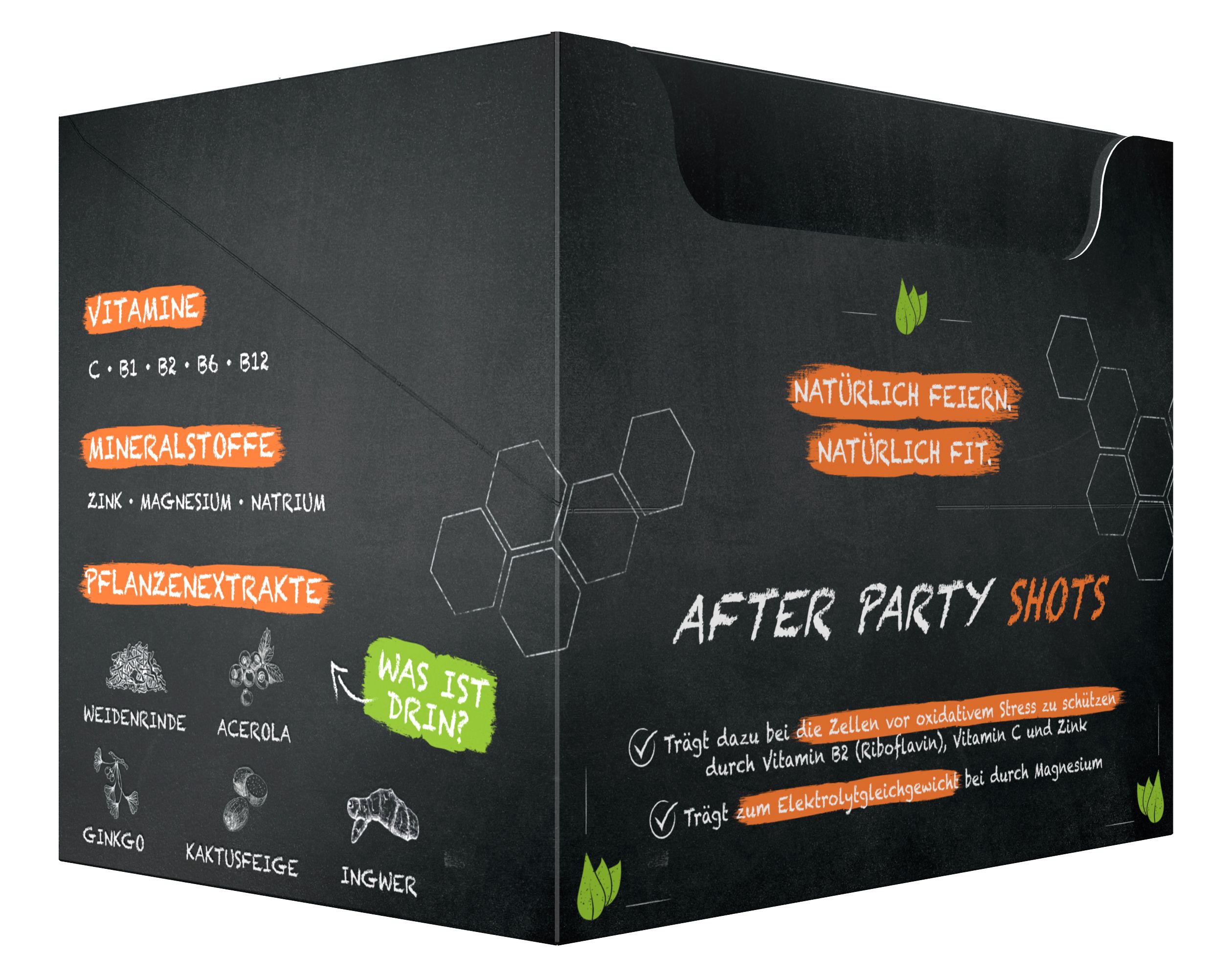 one:47® After Party Shots mit Elektrolyten und Vitaminen 720 ml