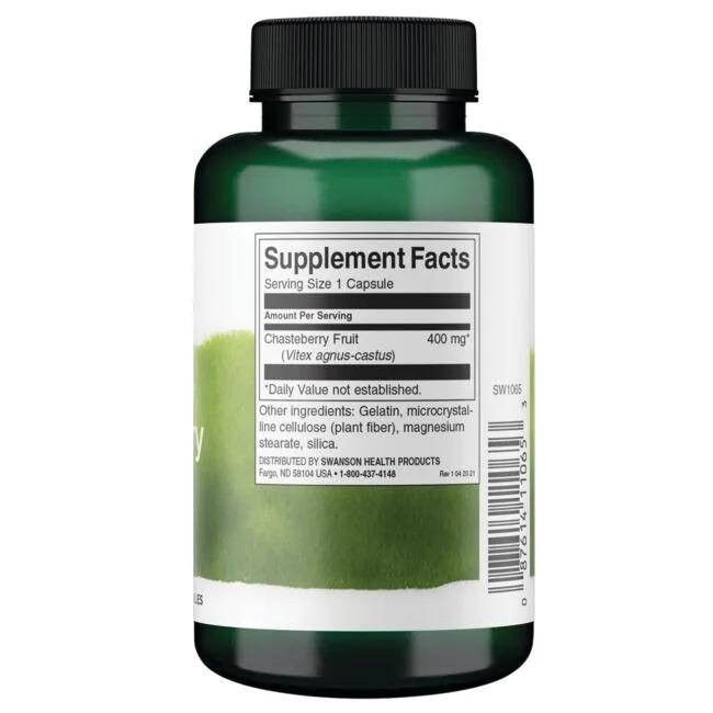 Swanson Mönchspfeffer-Frucht 400mg