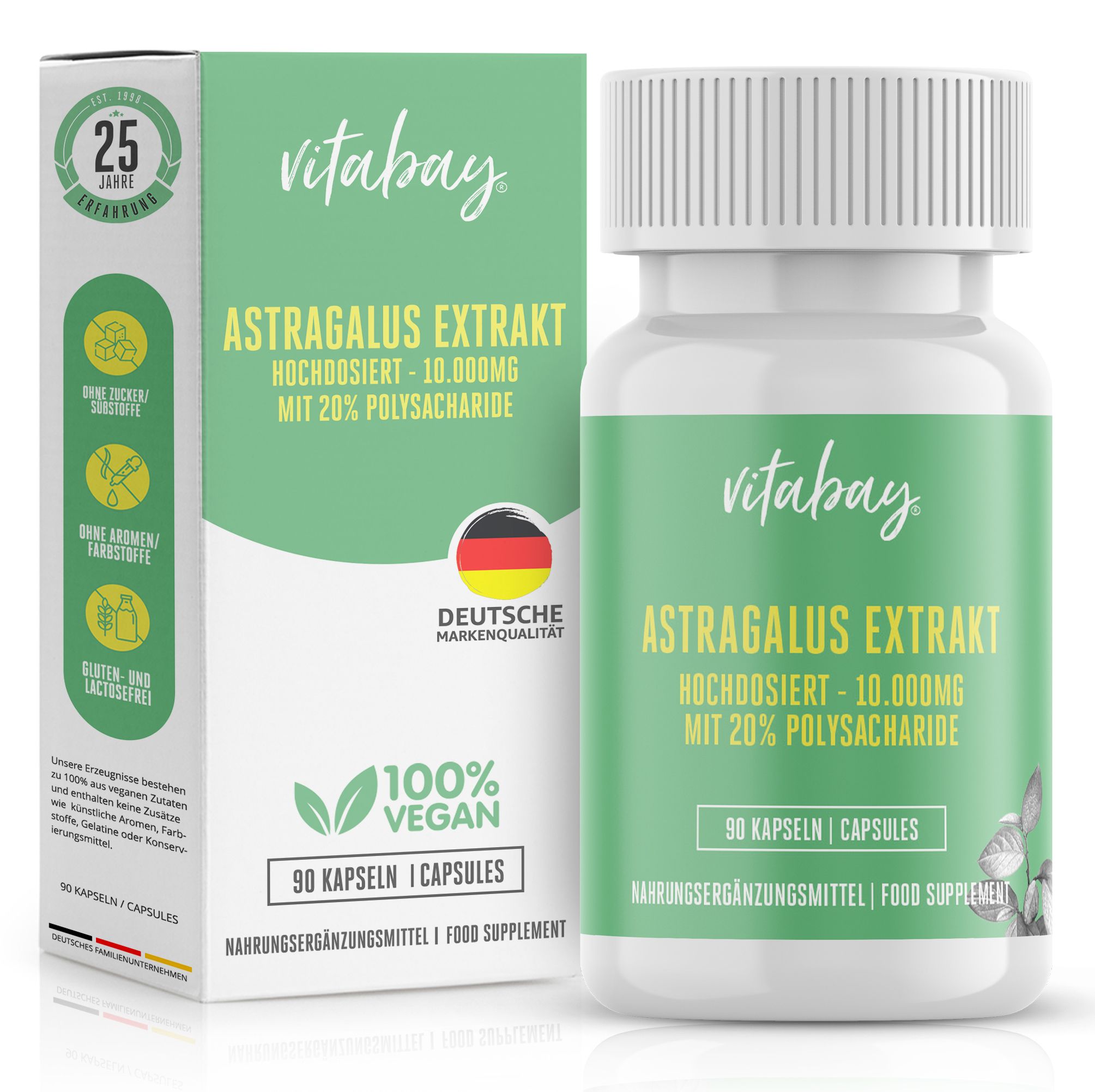 Vitabay Astragalus Extrakt 10.000 mg hochdosiert