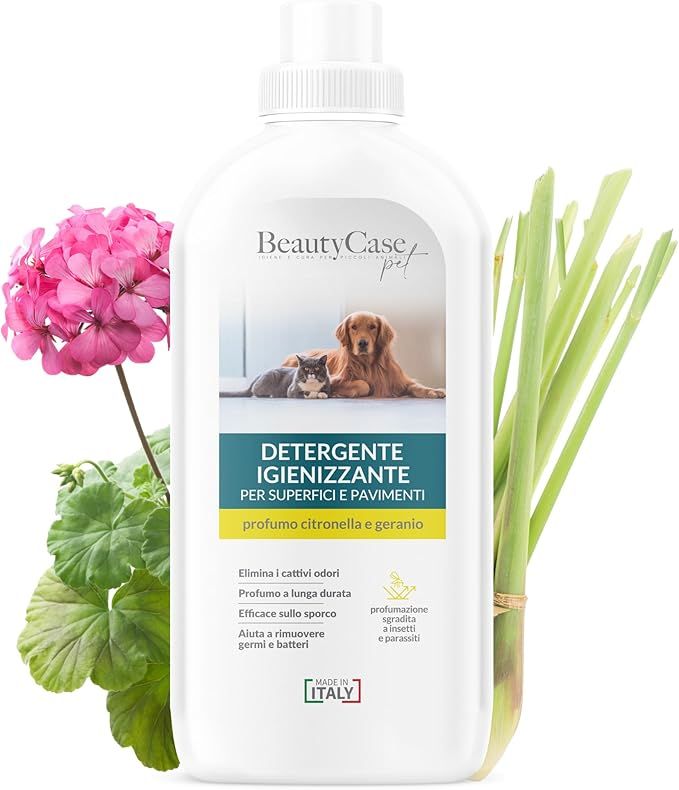 Detergente Igienizzante per Superfici e Pavimenti con Animali Beauty Case Pet
