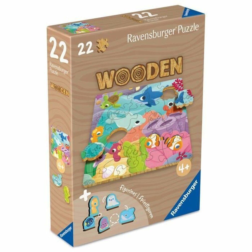 Wooden Puzzles Kids - Farbenspiel Der Meere (22 Teile)