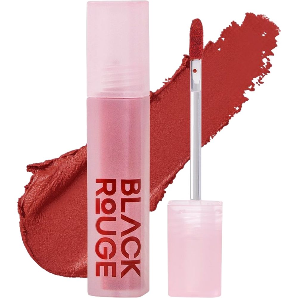 BLACK ROUGE Muddish Cushion Velvet Liquid Lipstick MV04 Best cinnamon