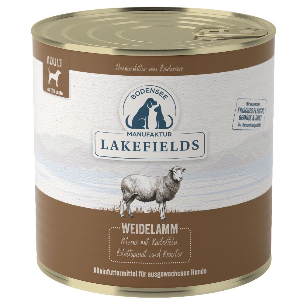Lakefields - Lamm mit Kartoffeln, Blattspinat und Kräutern 4800 g