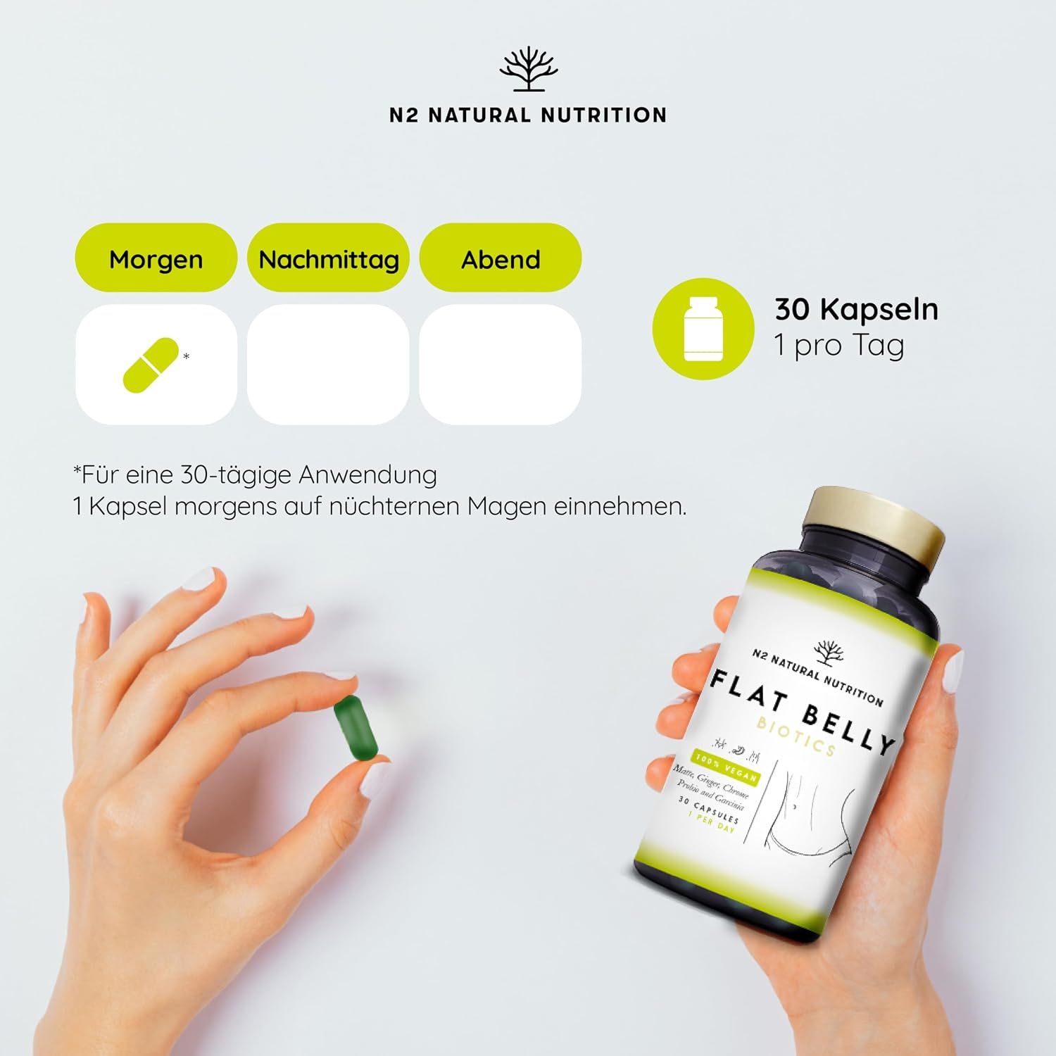 N2 Natural Nutrition Flat Belly Biotics