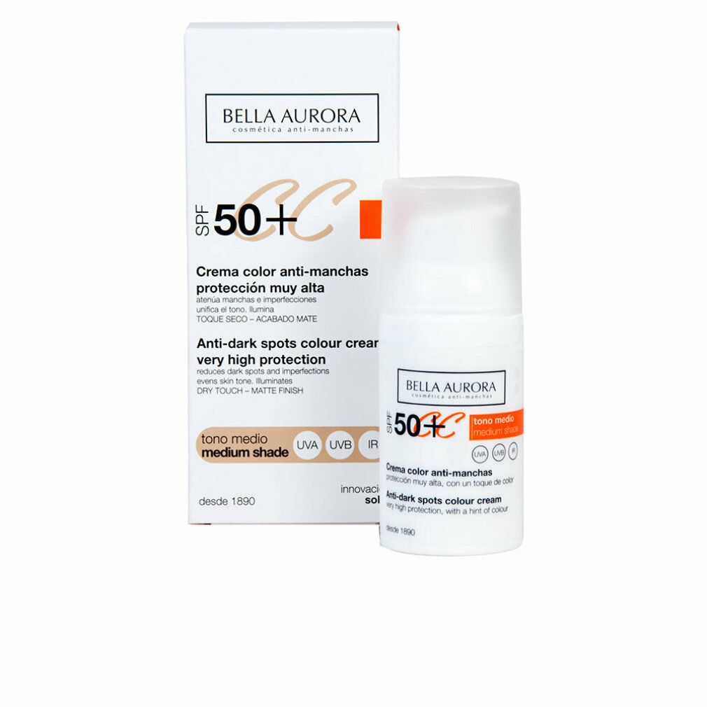 cc cream anti-manchas tono medio SPF50+