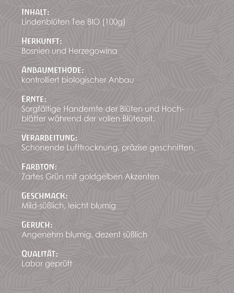 Tausendkraut Lindenblüten Tee BIO