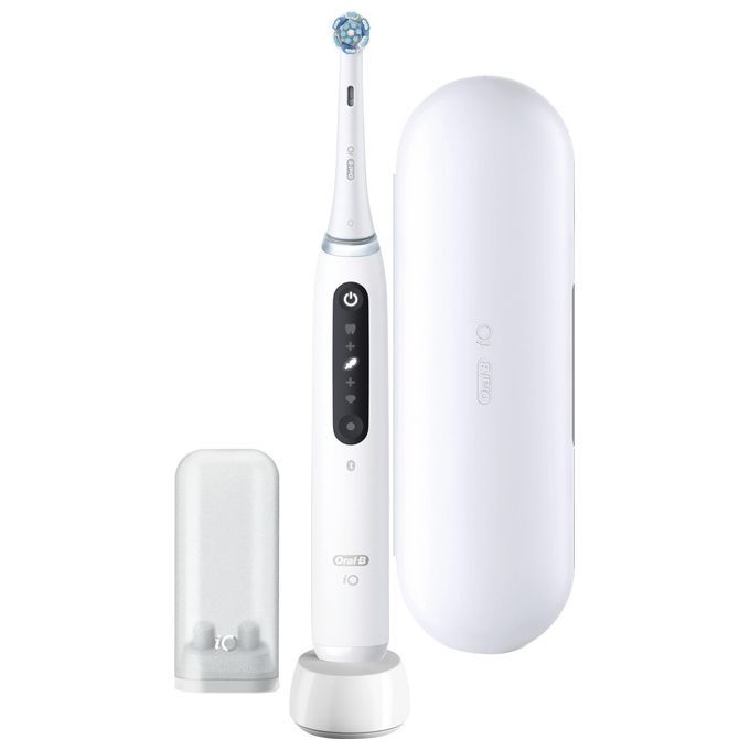 Oral-B - Elektrische Zahnbürste "iO Series 5 + Reiseetui" in Weiß