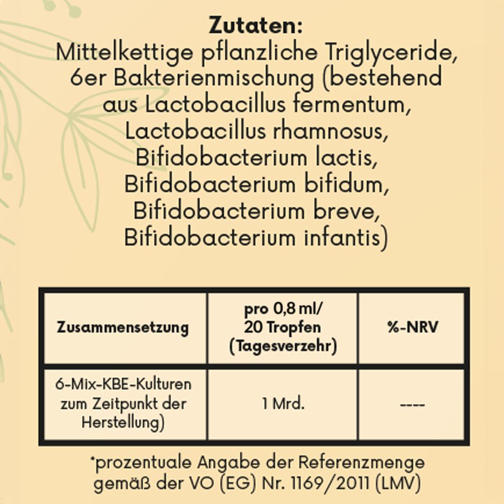 BONAVAL Biotic flüssig 20 ml -  Aufbauende, grundlegende Darmflorakulturen, geschmacksneutral