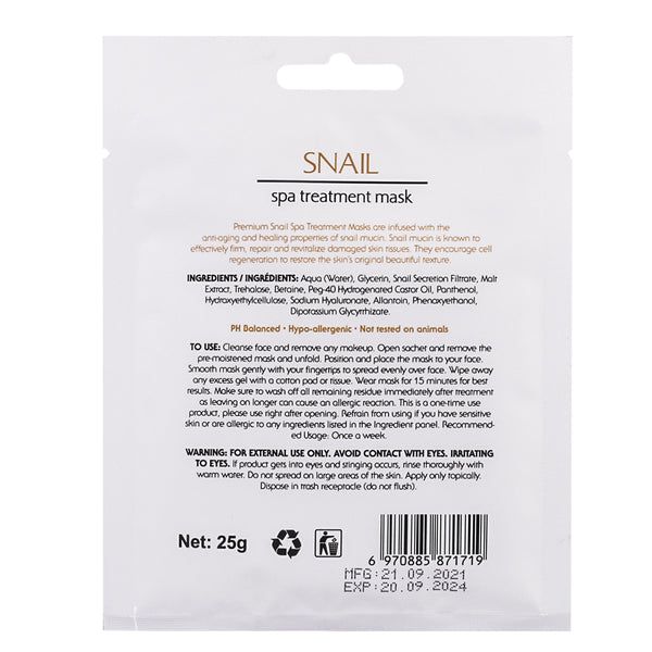 SCHNECKENSCHLEIM-MASKE-PALOMA BEAUTIES