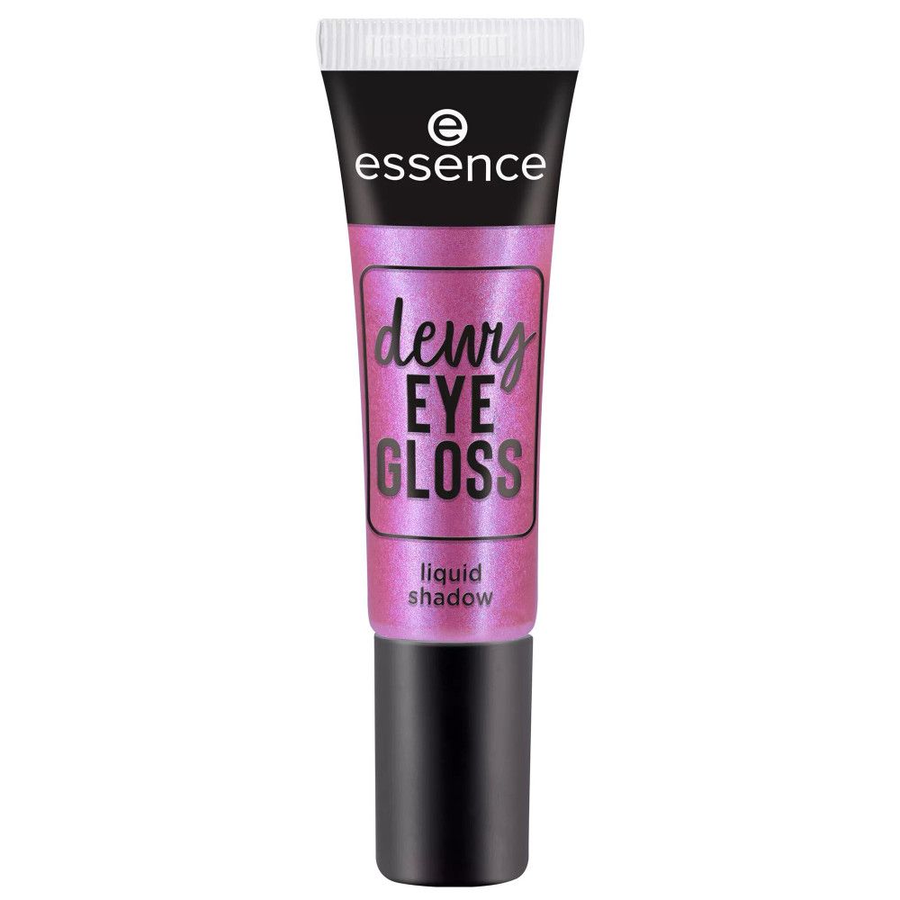 Essence - 2er Set Flüssiger Lidschatten Dewy Eye Gloss - 01 Crystal Clear/02 Galaxy Gleam
