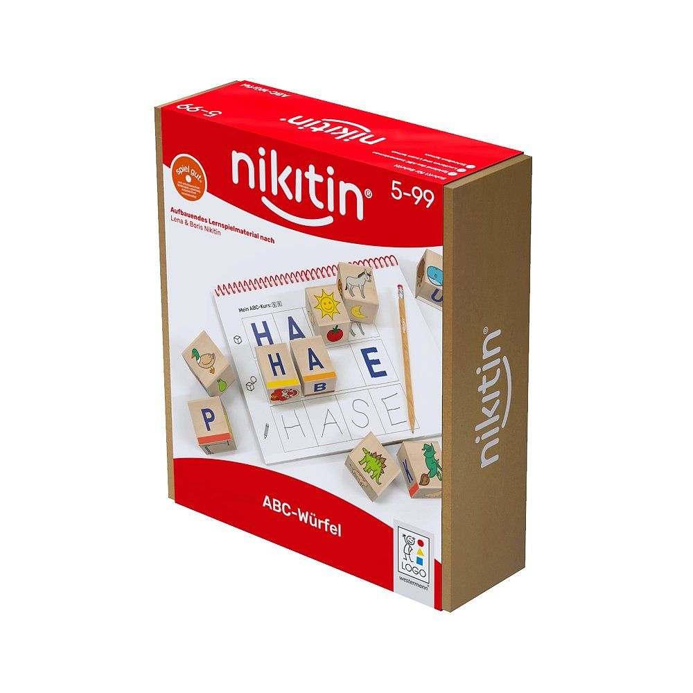 Nikitin Lernspiel ABC-Würfel N7