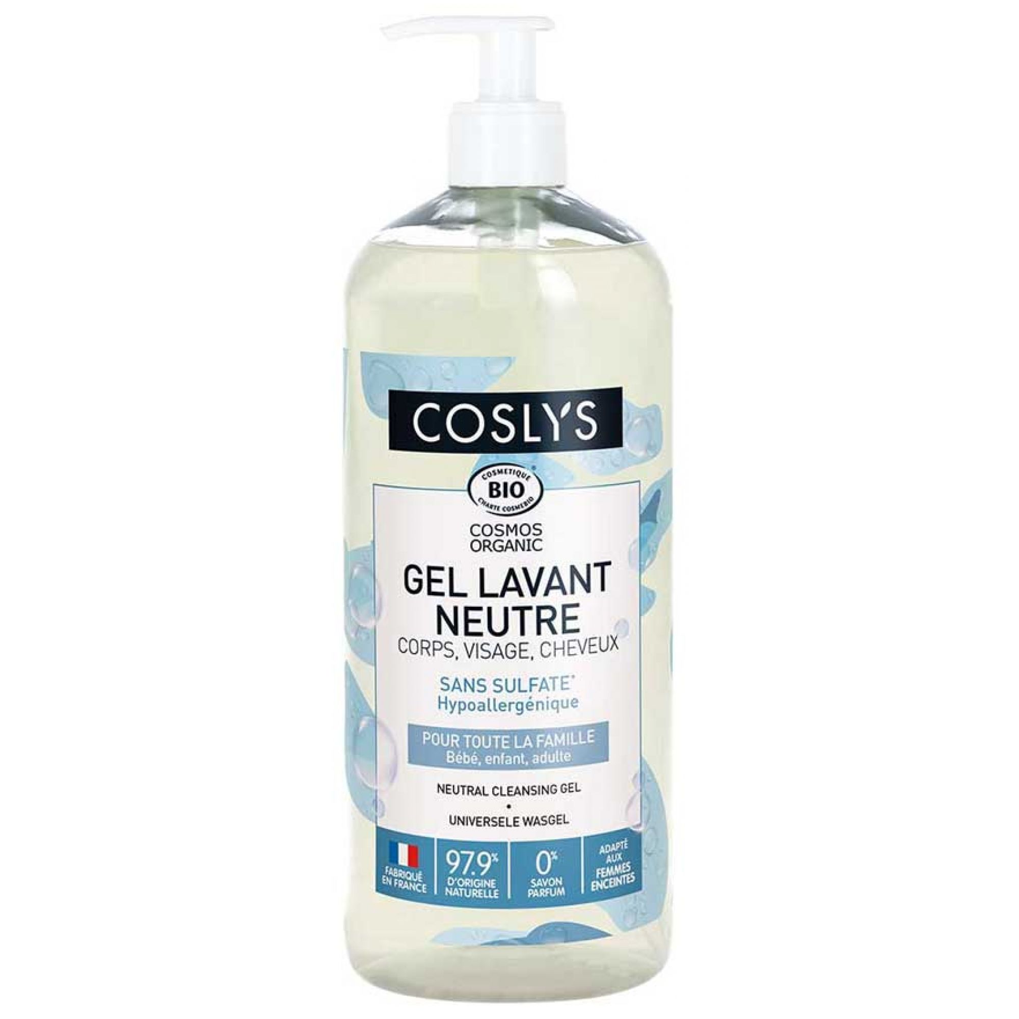 Coslys Gel lavant neutre 1L 1 l Duschgel