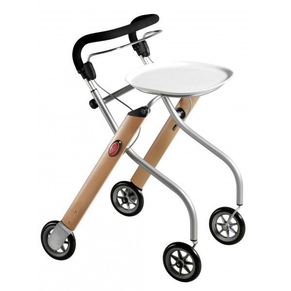 Trust Care Indoor-Rollator Let's Go buche/silber