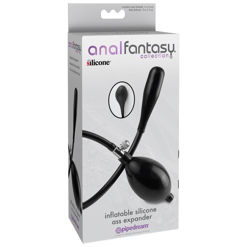 Verpackung mit Anal-Expander. Produktname: Anal Fantasy Collection. Marke: pipedream. Material: Silikon.