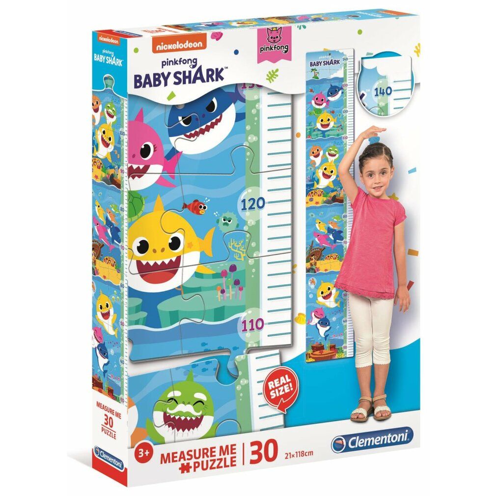 clementoni Puzzle Meter Baby Hai 30 Teile