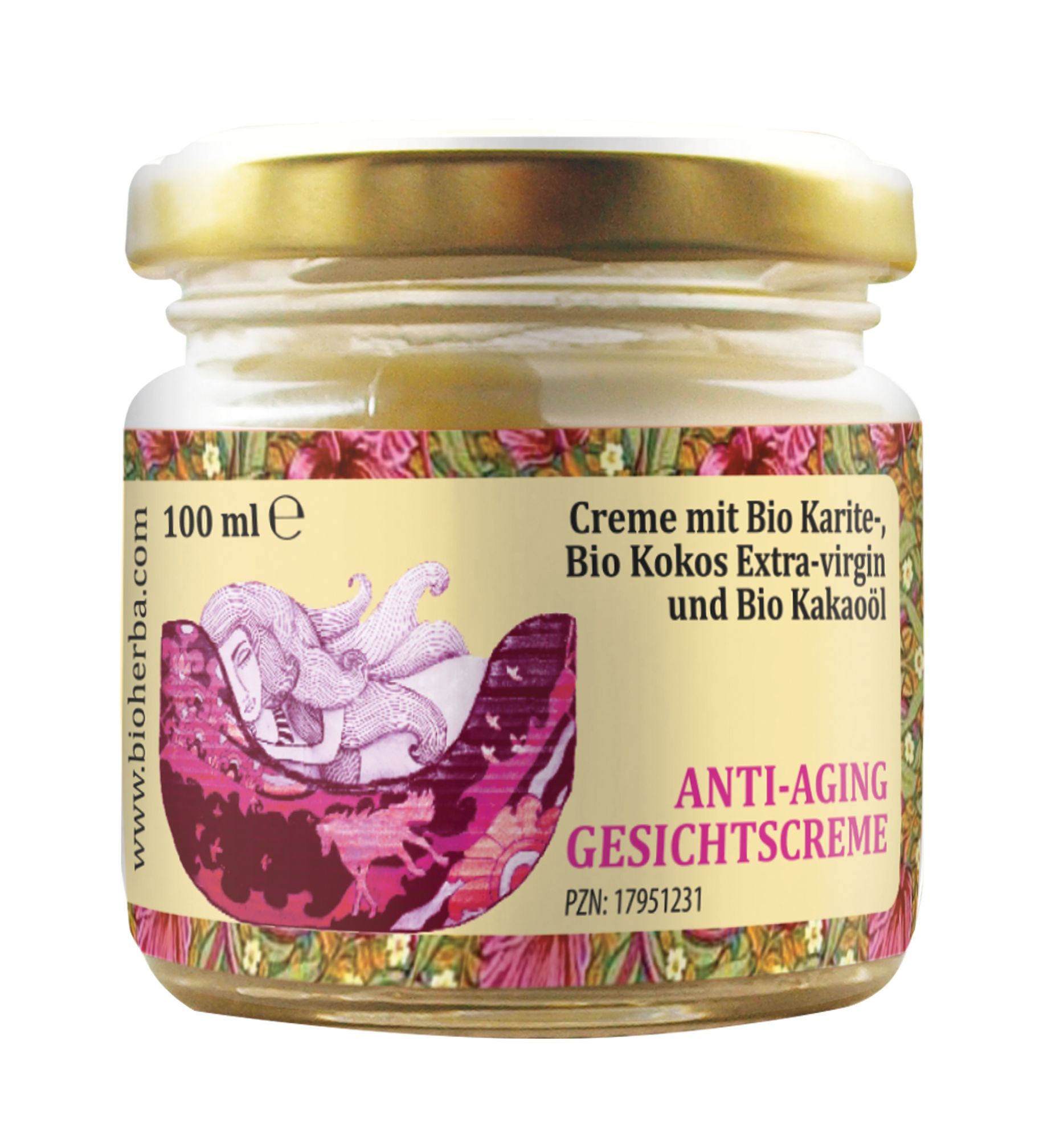 Bioherba Creme-Balsam mit Bio Sheabutter-Kokos-Kakao 100 ml