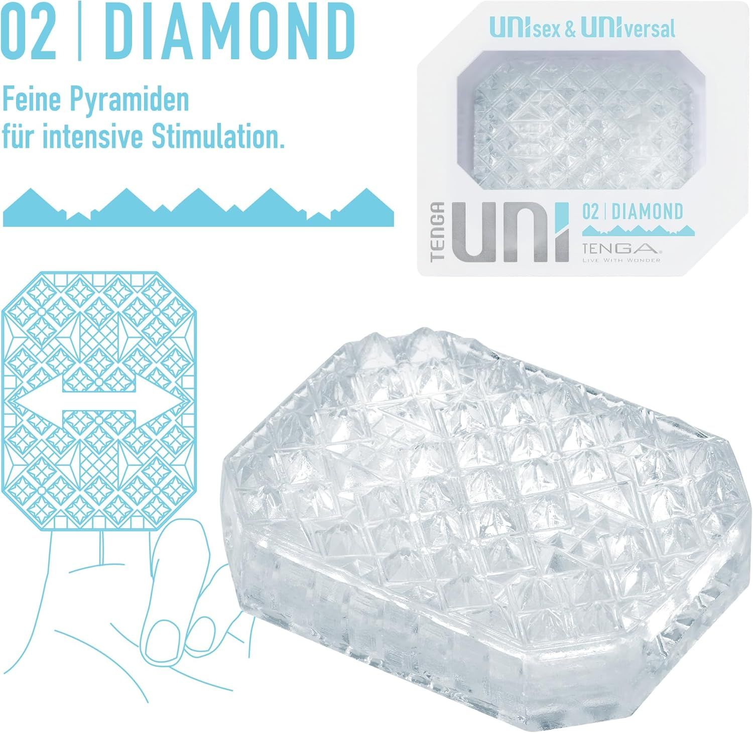 TENGA UNI DIAMOND Unisex Masturbator