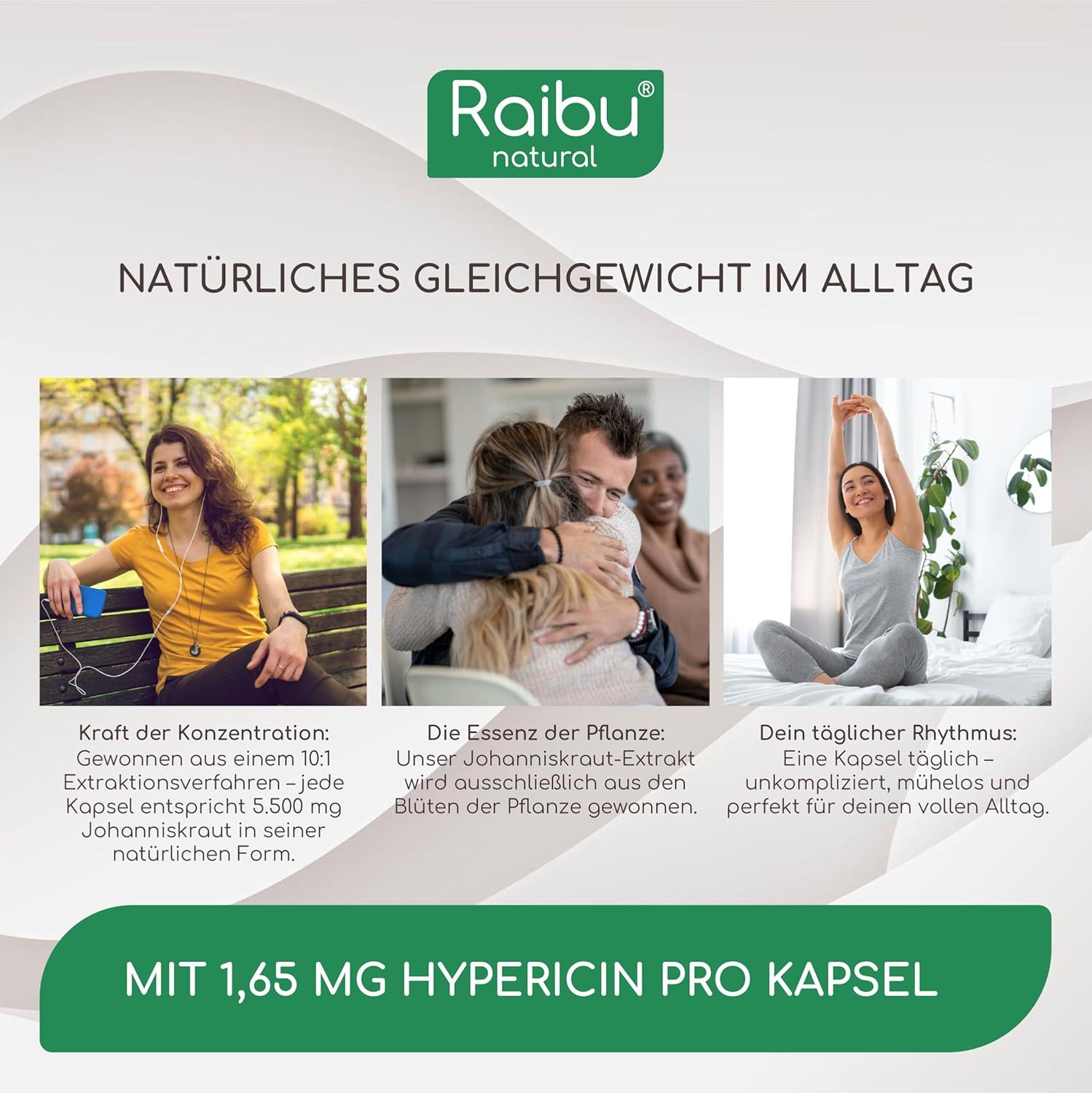 Johanniskraut Kapseln Hochdosiert - RAIBU