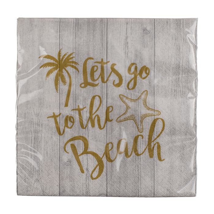 Out of the Blue Papier-Servietten, Let's go to the beach
