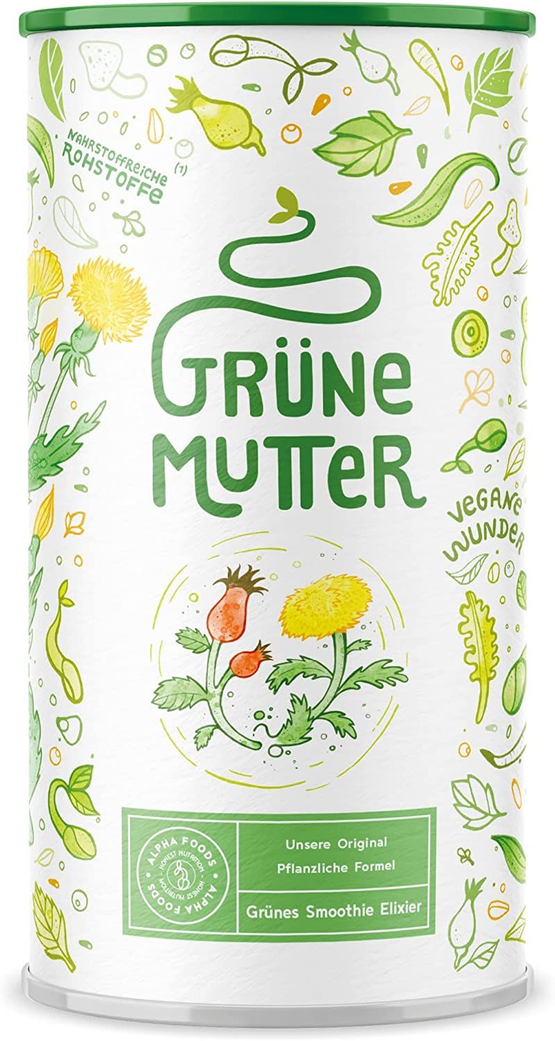 Grüne Mutter - Smoothie Pulver - Das Original Superfood Elixier