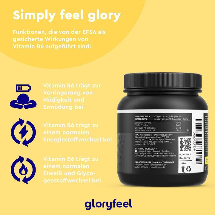 gloryfeel® BCAA 330 Sport Kapseln