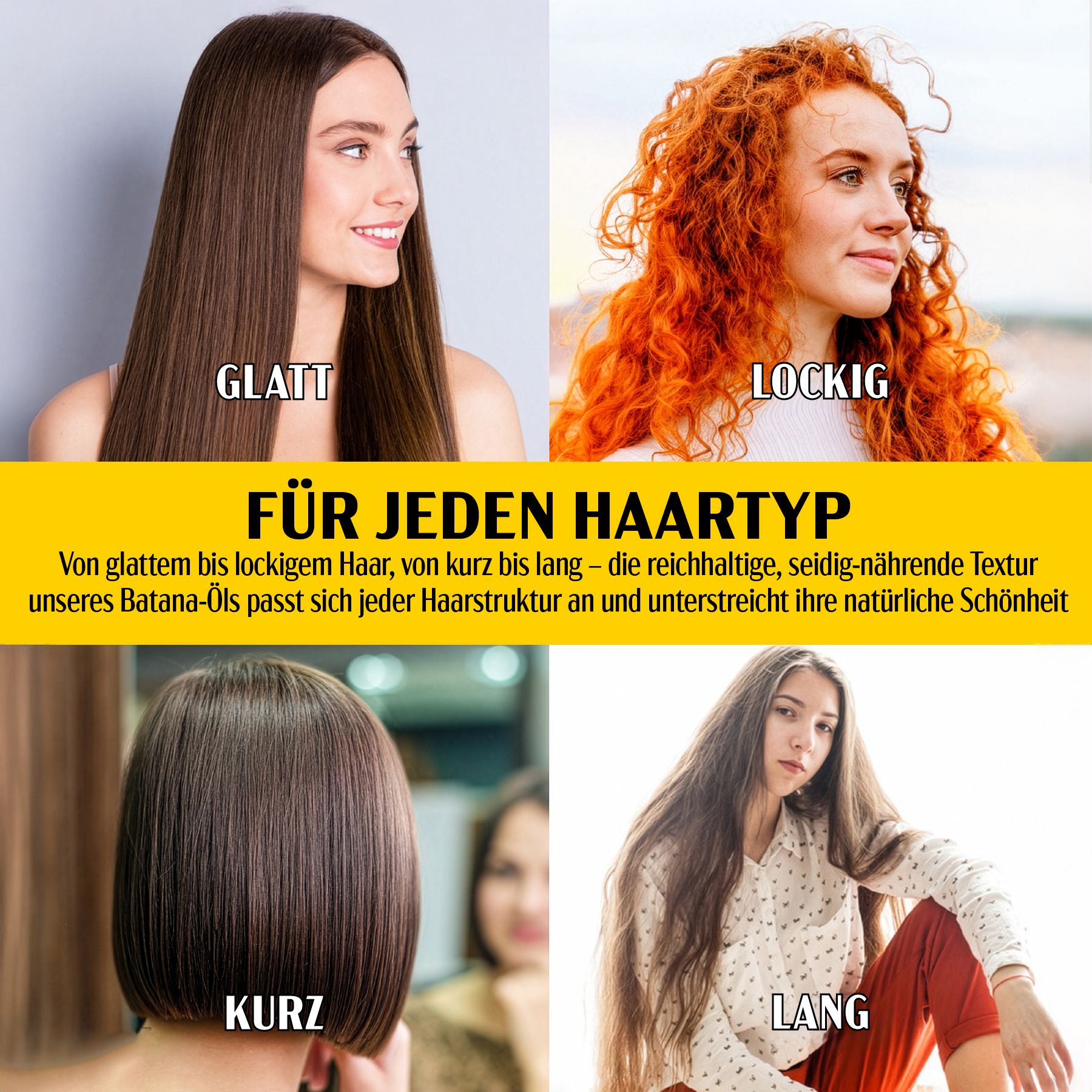 P-beauty Batana Haaröl für Haarwachstum Wimpern Augenbrauen