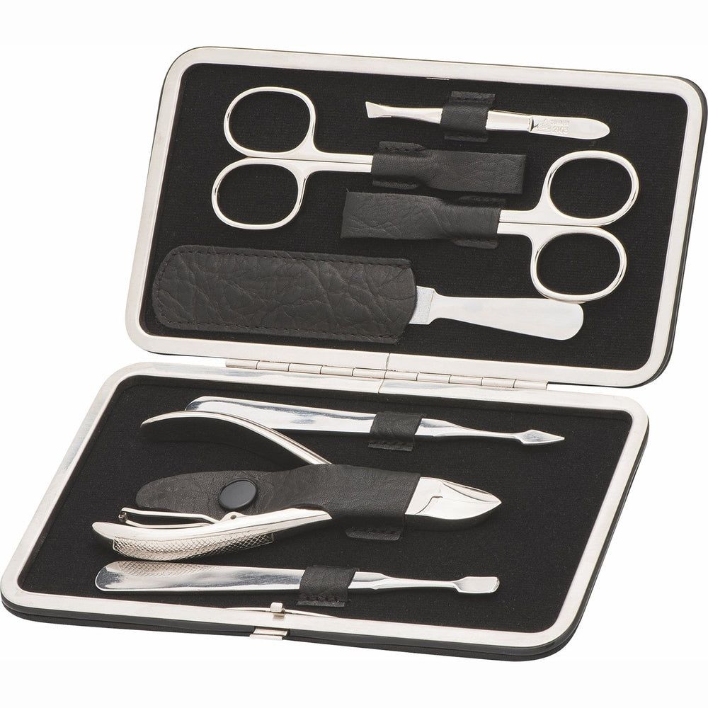 Erbe Solingen Maniküre Bügeletui 7-teilig Schwarz 1 St Set