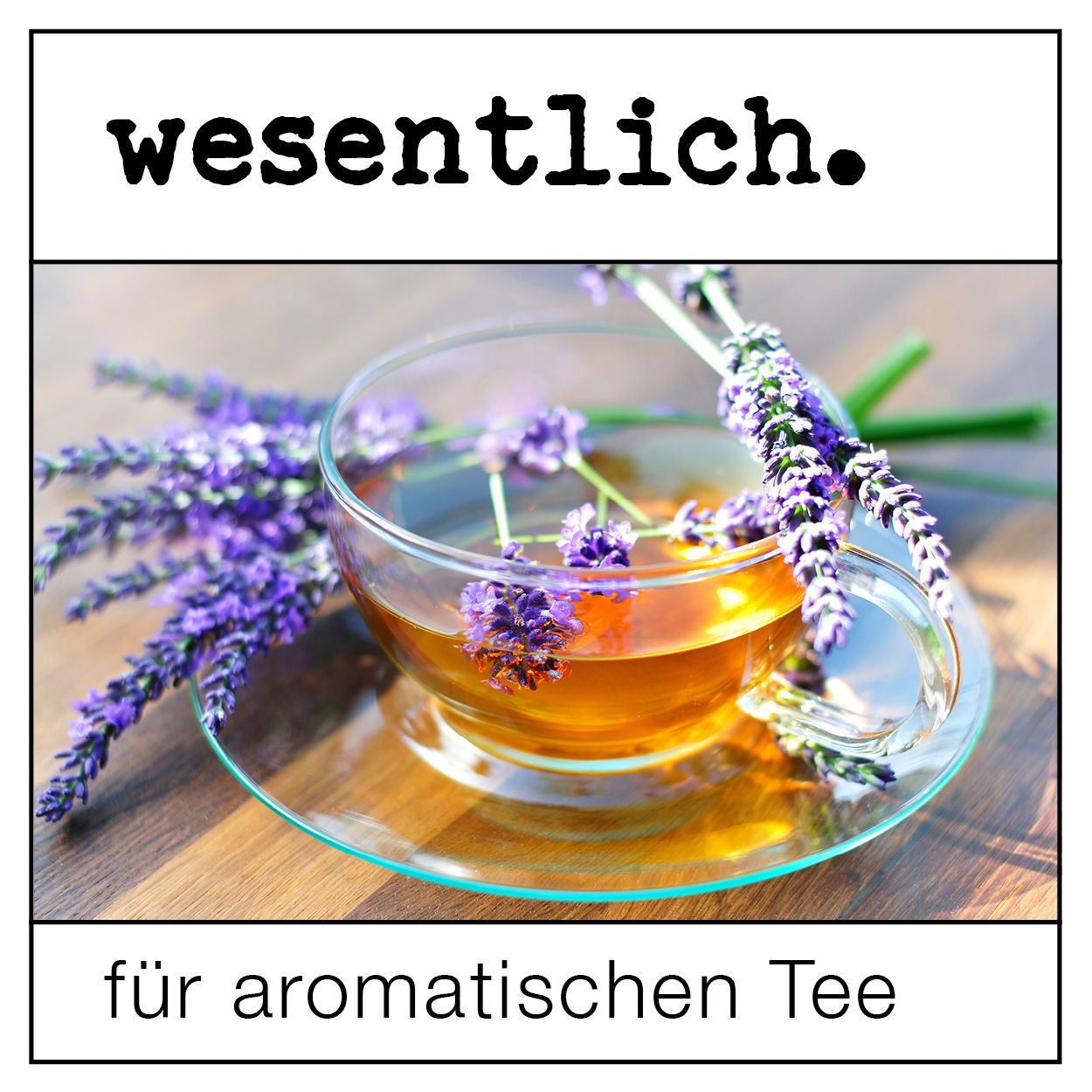 Lavendelblüten von wesentlich.