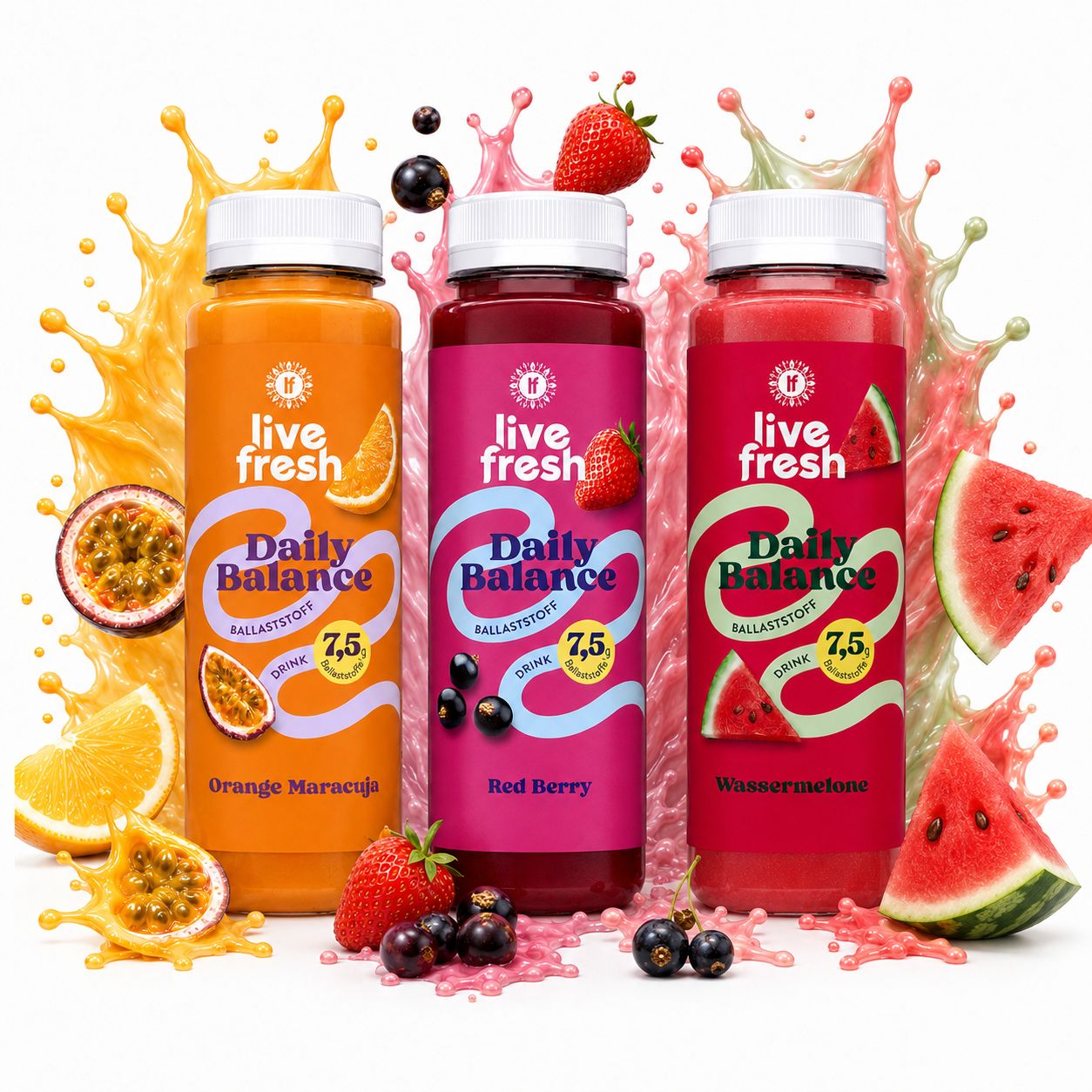 LiveFresh Probierpaket – Daily Balance 18x250ml 4,50€ Pfand 18x250 ml Getränk