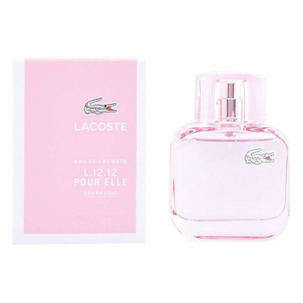 Lacoste Eau de Lacoste L.12.12 pour Elle Sparkling. Flakon und Verpackung.