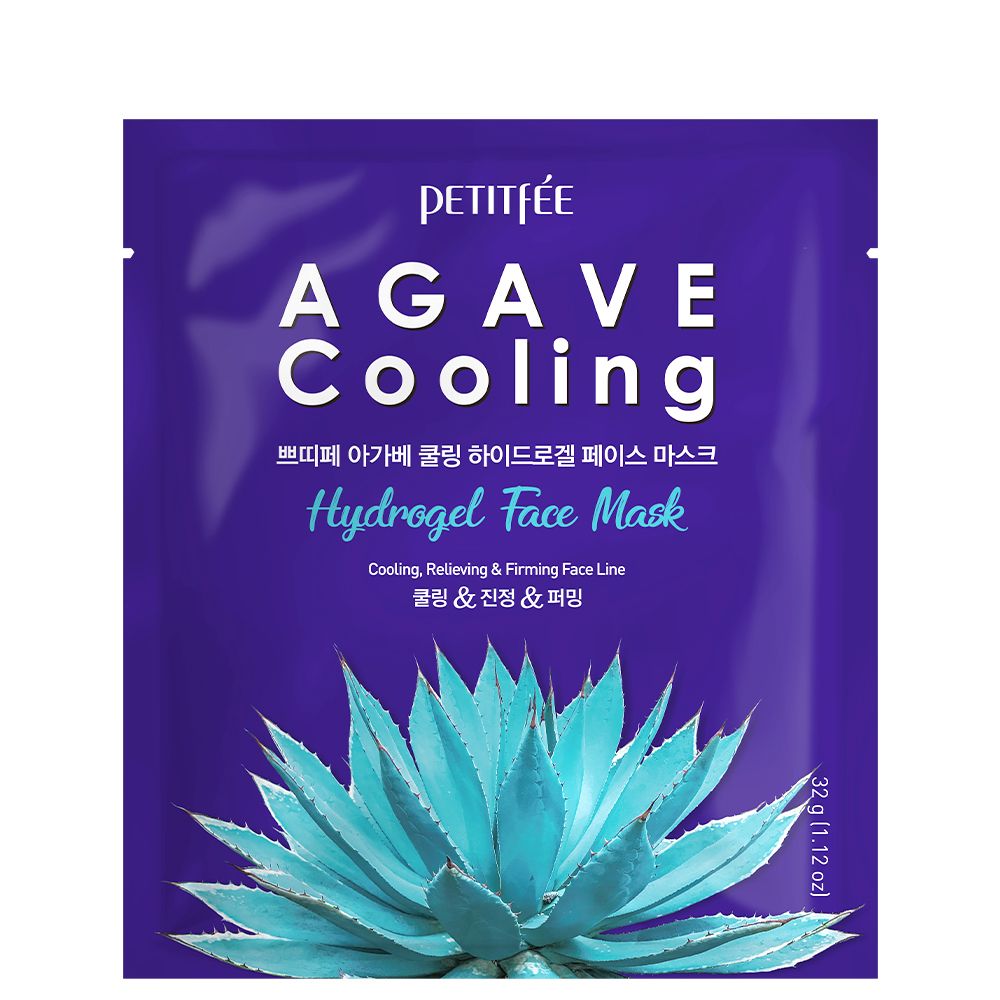 Agave Cooling Hydrogel Face Mask 5er Set