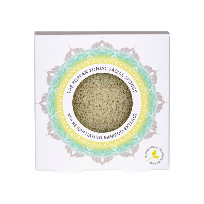 The Konjac Sponge Co. Mandala Konjac Facial Sponge Bamboo Extract