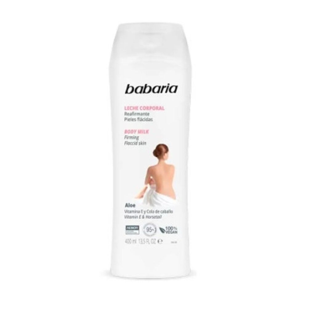 Babaria Body Milk Flasche mit straffender Wirkung, 400ml.