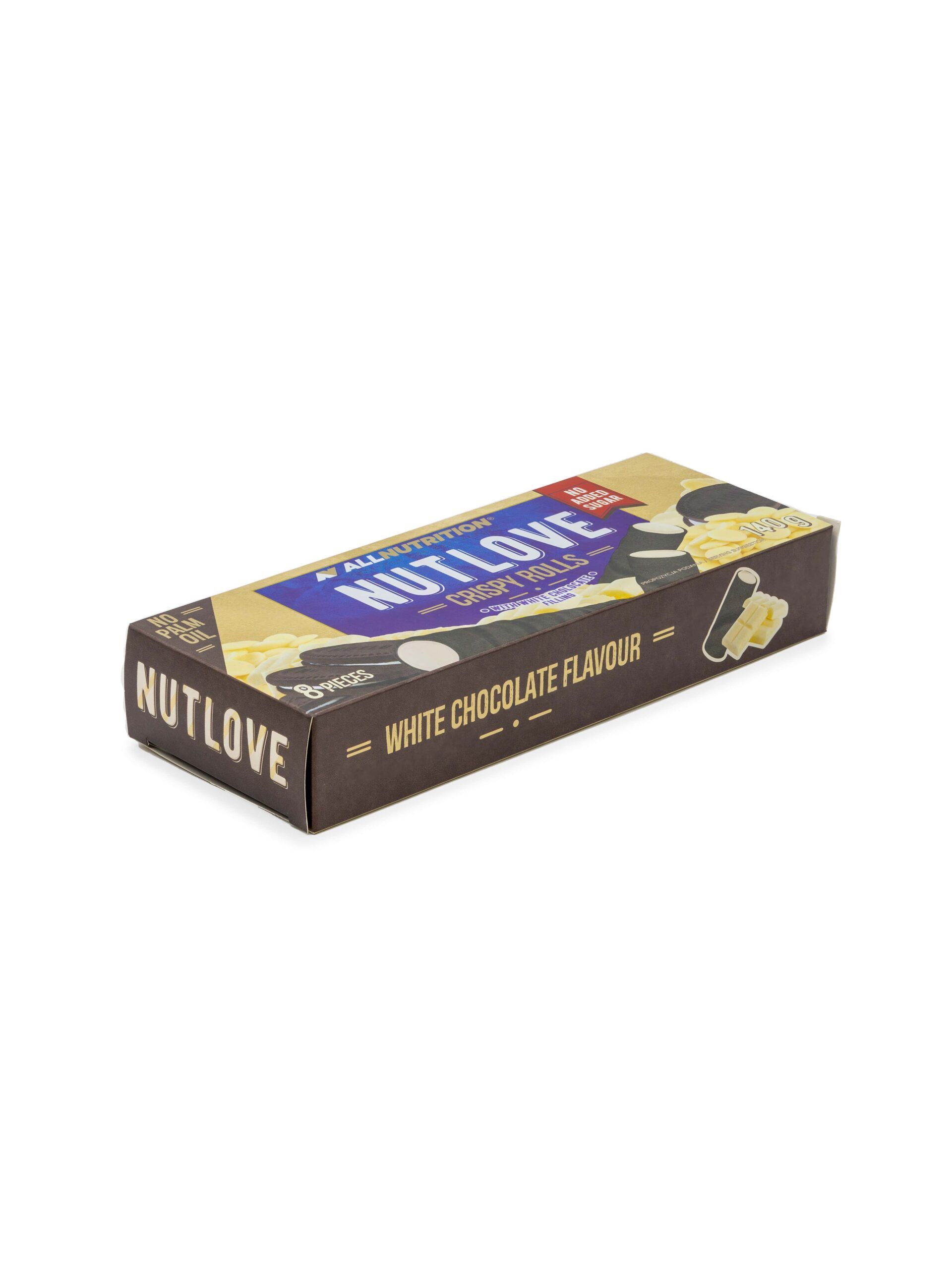 Allnutrition Nutlove Crispy Rolls with White Chocolate Filling