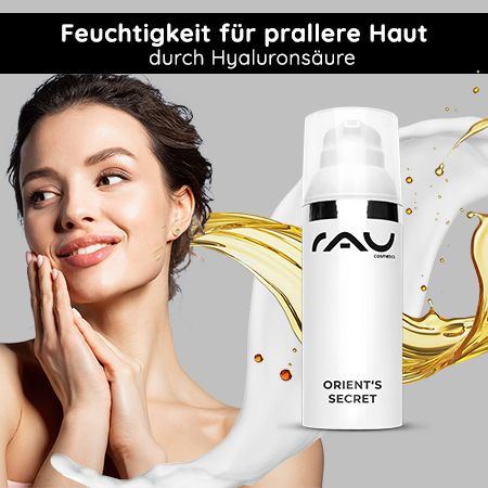 RAU Cosmetics Orient's Secret zarte Anti Aging Creme für trockene Haut, sensible Haut & reife Haut