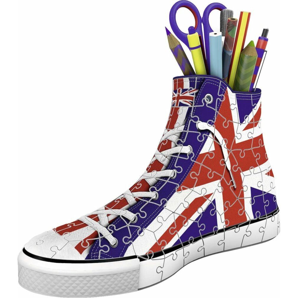 Union Jack 3D Sneaker Puzzle Federmäppchen
