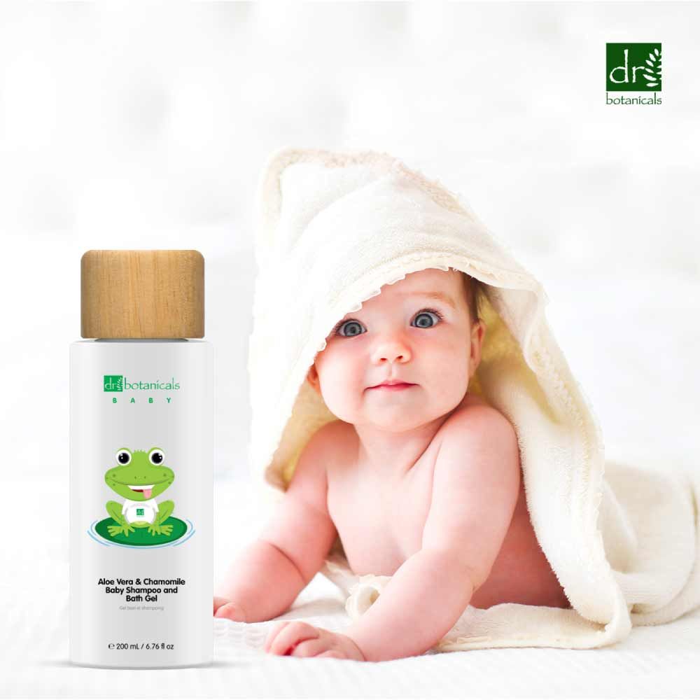 Dr Botanicals Aloe Vera & Chamomile Baby Shampoo and Bath Gel